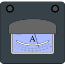 download Ampermeter clipart image with 180 hue color