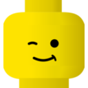 download Lego Smiley Wink clipart image with 0 hue color