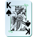 download Guyenne Deck King Of Spades clipart image with 135 hue color