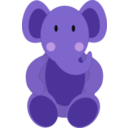 download Baby Elephant clipart image with 45 hue color