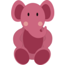 download Baby Elephant clipart image with 135 hue color