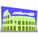download Roman Colosseum clipart image with 45 hue color