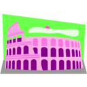 download Roman Colosseum clipart image with 270 hue color