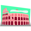 download Roman Colosseum clipart image with 315 hue color