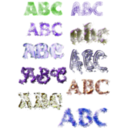 download Ten Text Textures clipart image with 225 hue color