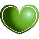 download Heart clipart image with 90 hue color