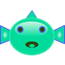 download Bofish clipart image with 180 hue color