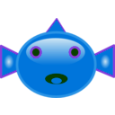 download Bofish clipart image with 225 hue color