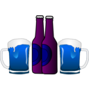 download Beer clipart image with 180 hue color