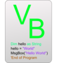 download Visual Basic Icon clipart image with 270 hue color
