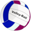download Volleyball clipart image with 225 hue color