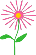 Whimsical Pink Flower