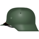 download German World War 2 Helmet clipart image with 0 hue color