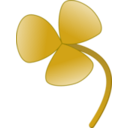 download Three Leaves Clover clipart image with 315 hue color
