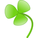 download Three Leaves Clover clipart image with 0 hue color