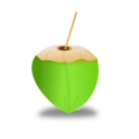 download Coconut Icon clipart image with 0 hue color
