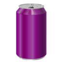download Green Soda Can clipart image with 180 hue color