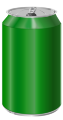 Green Soda Can