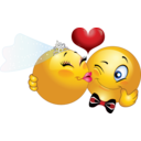 download Marriage Smiley Emoticon clipart image with 0 hue color