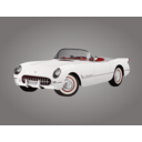 download 1953 Corvette clipart image with 0 hue color