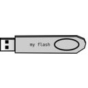 download Flash Disk clipart image with 180 hue color