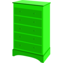 download Chest Of Drawers clipart image with 90 hue color