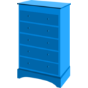 download Chest Of Drawers clipart image with 180 hue color