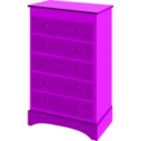 download Chest Of Drawers clipart image with 270 hue color