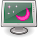 download Tango Preferences Desktop Screensaver clipart image with 270 hue color