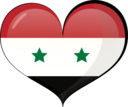 Syria Heart Flag