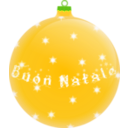 download Palla Buon Natale clipart image with 45 hue color
