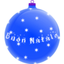 download Palla Buon Natale clipart image with 225 hue color