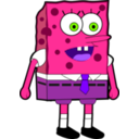 download Sponge Bob Squarepant clipart image with 270 hue color