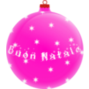 download Palla Buon Natale clipart image with 315 hue color