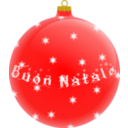 download Palla Buon Natale clipart image with 0 hue color