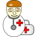 download Doctor clipart image with 0 hue color