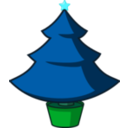 download Xmas Tree clipart image with 135 hue color