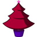 download Xmas Tree clipart image with 270 hue color