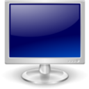 download Lcd Monitor clipart image with 0 hue color