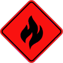 download Fire Alert clipart image with 315 hue color