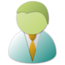 download Business Person clipart image with 45 hue color