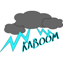 download Kaboom clipart image with 135 hue color