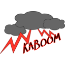 download Kaboom clipart image with 315 hue color
