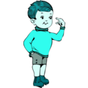 download Little Boy clipart image with 135 hue color