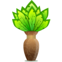 download Plant And Vase Planter clipart image with 0 hue color
