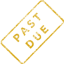 download Past Due Business Stamp 2 clipart image with 45 hue color