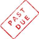 download Past Due Business Stamp 2 clipart image with 0 hue color
