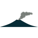 download Volcano 2 clipart image with 90 hue color