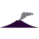 download Volcano 2 clipart image with 180 hue color