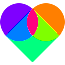 download Example Of Heart clipart image with 270 hue color
